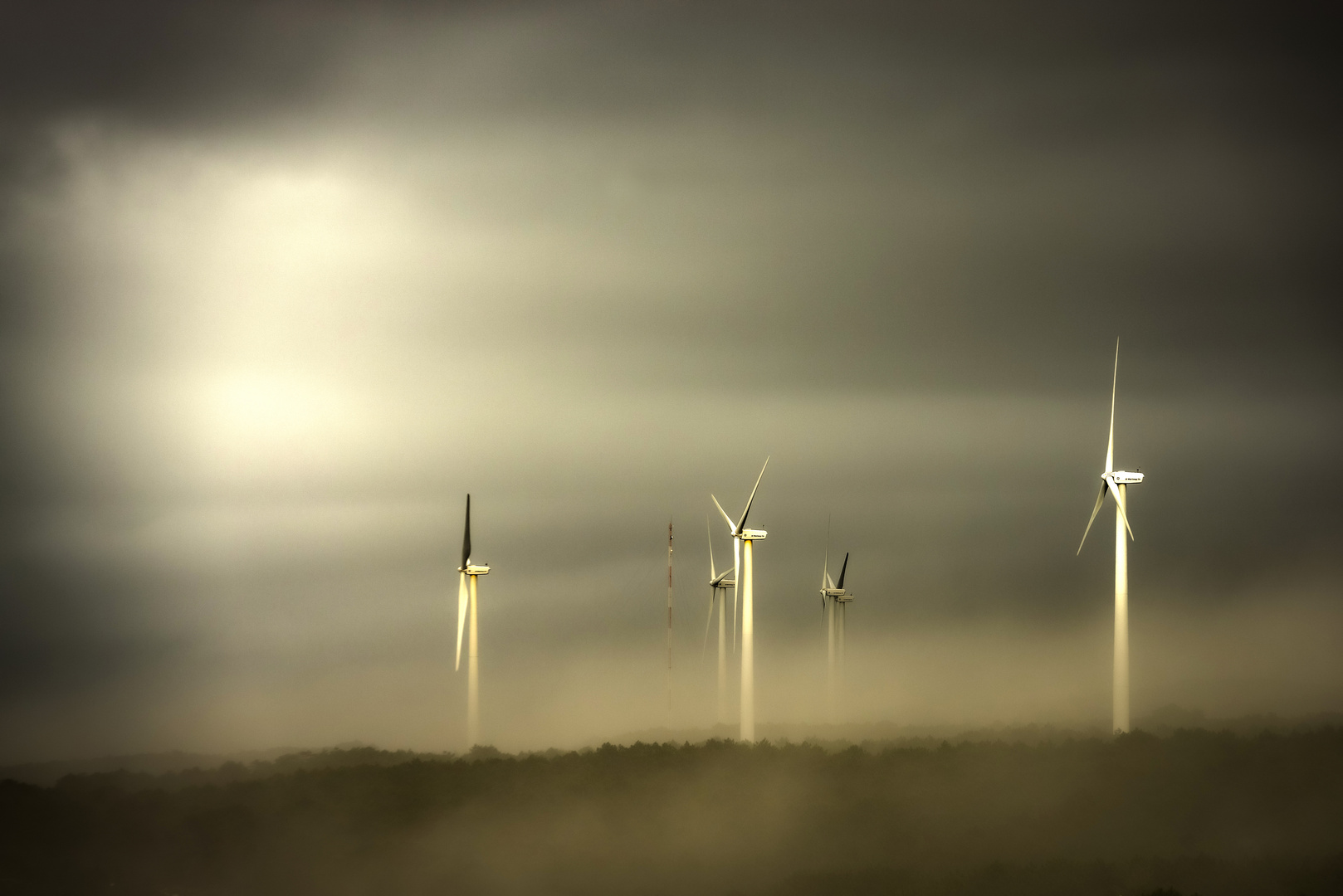 Windräder in Nazaré