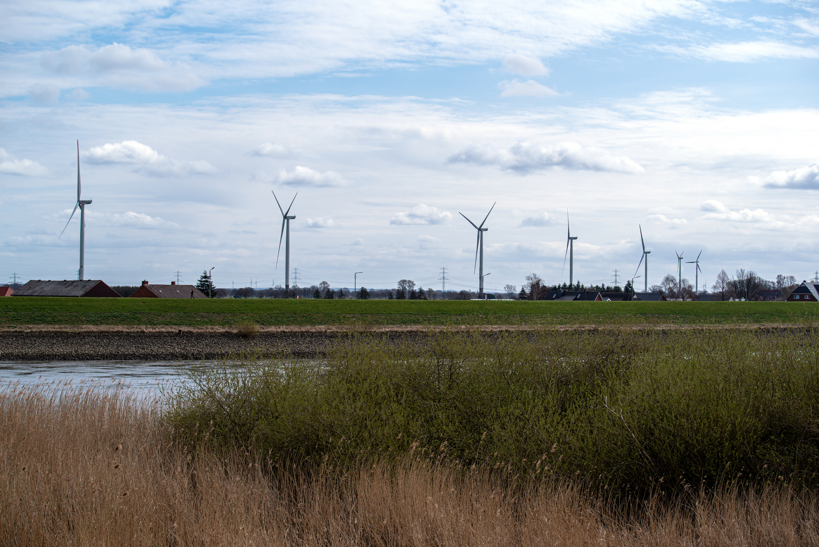 Windräder in Ochsenwerder -2