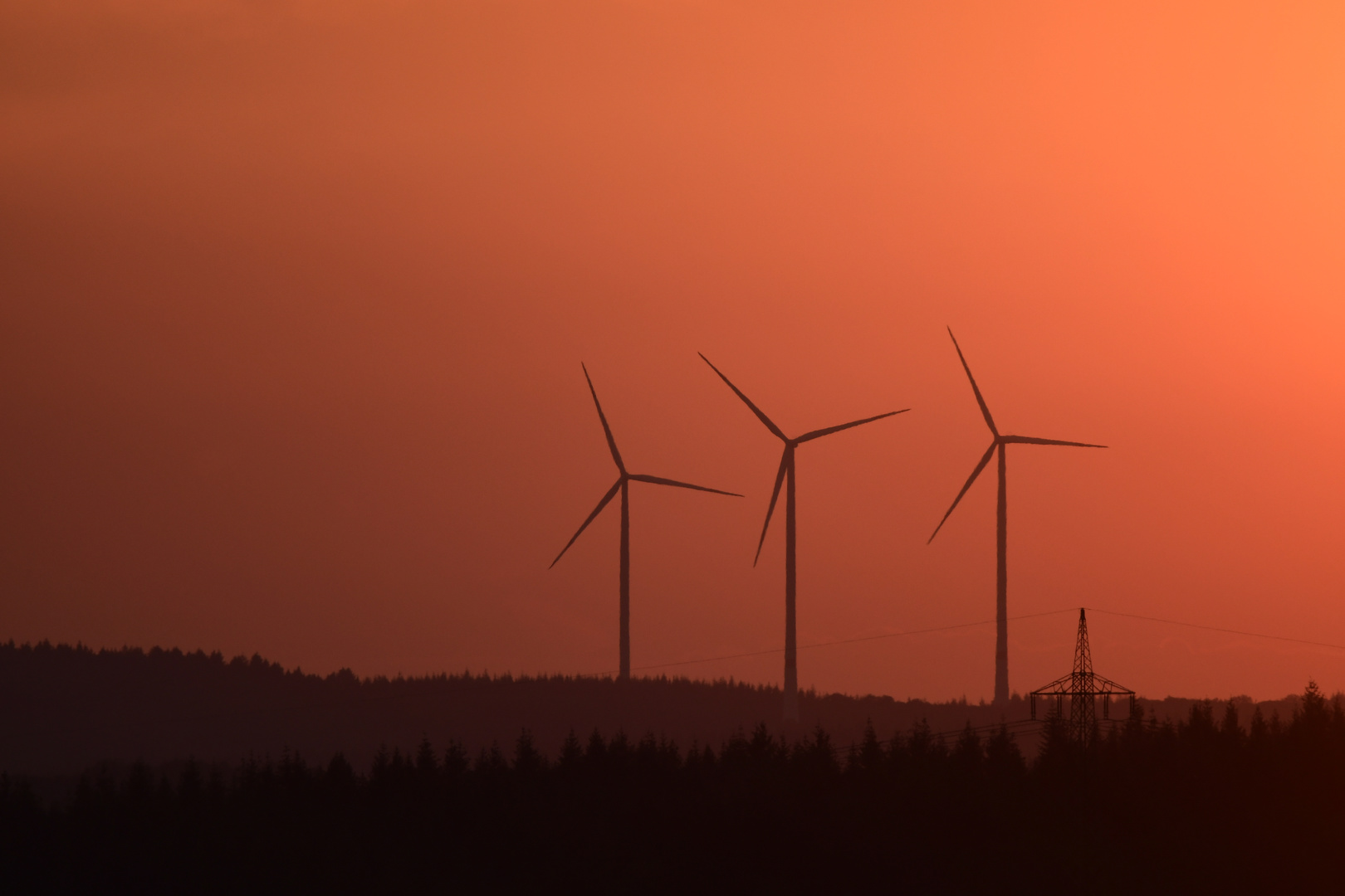 Windräder wohin man schaut