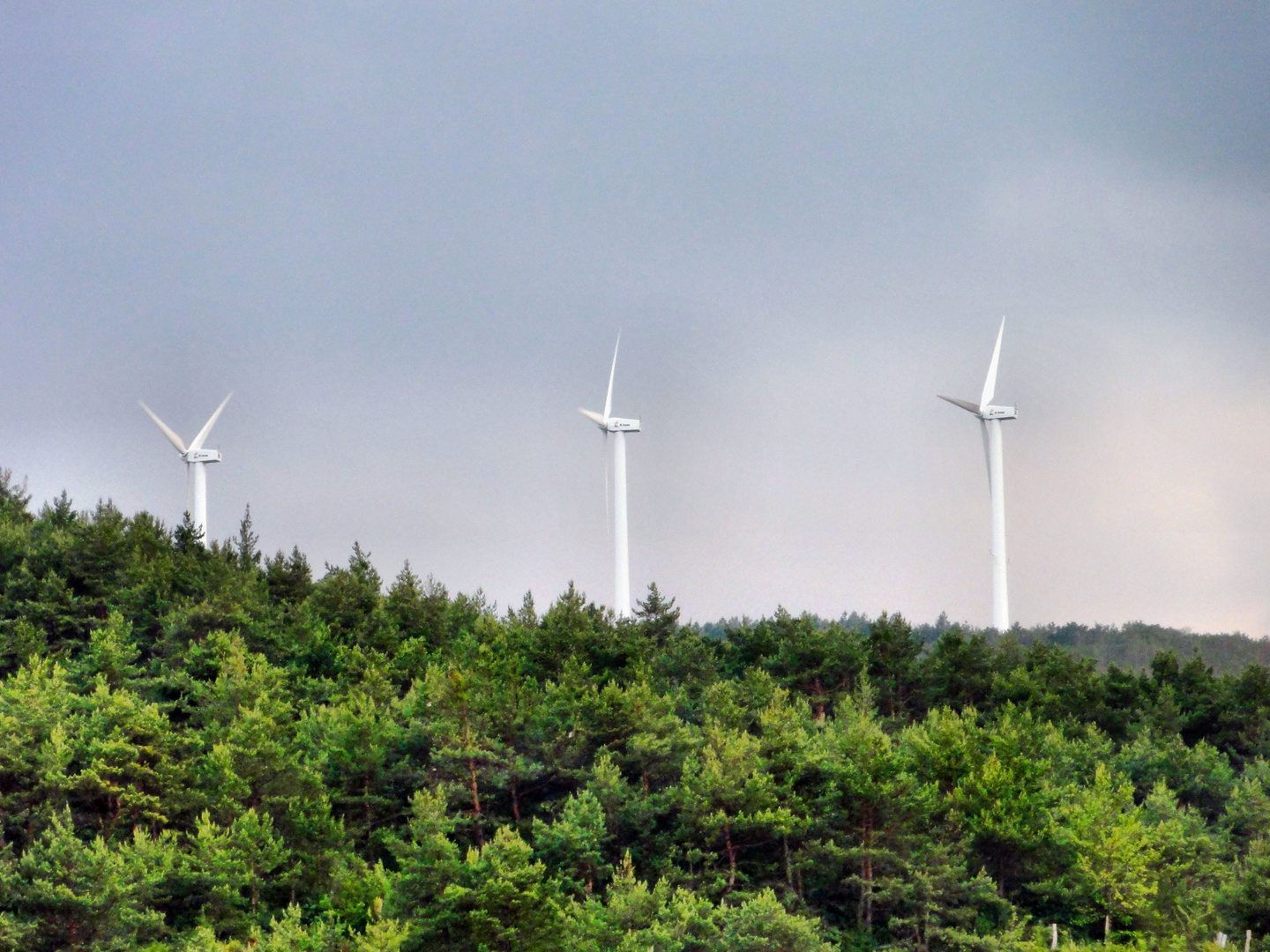 Windräderin Aragon - Spanien