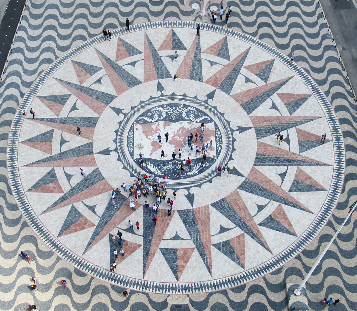 Windrose am  Padrão dos Descobrimentos Lisboa