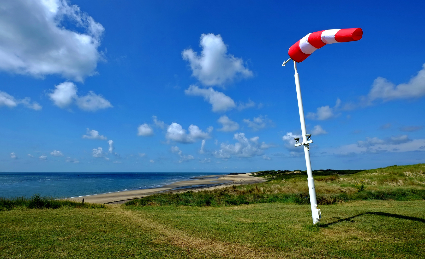 Windsack - Oosterschelde, an der sog. Oosterscheldekering