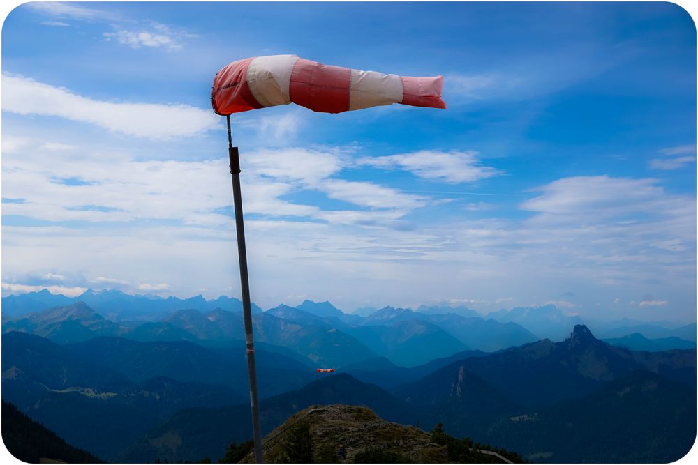 Windsäcke im Mangfallgebirge