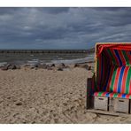 Windschutz im Strandkorb