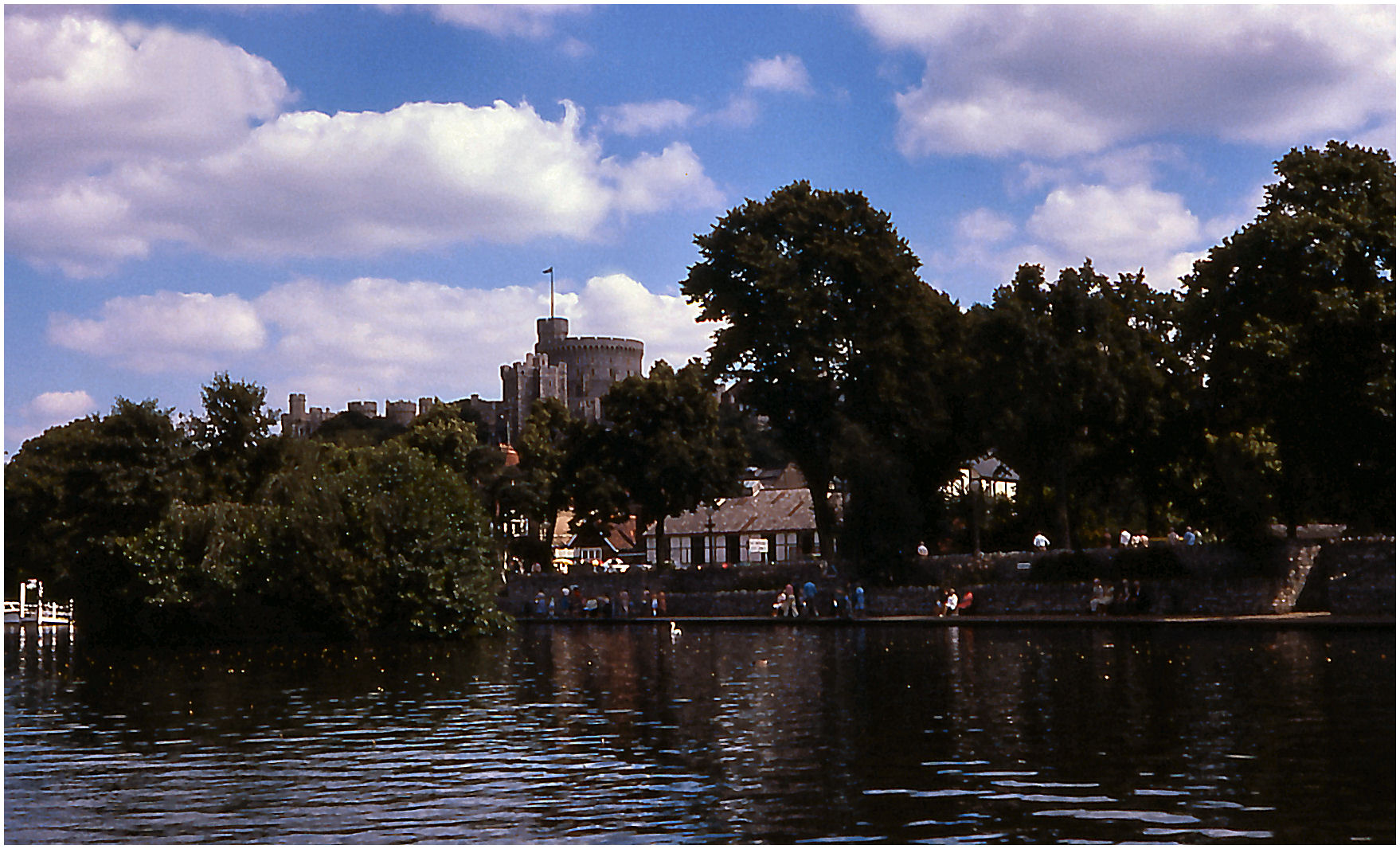Windsor Castle and river Thames.