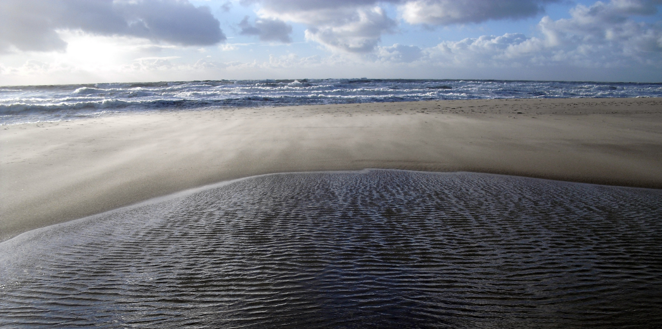 Windspiele am Strand