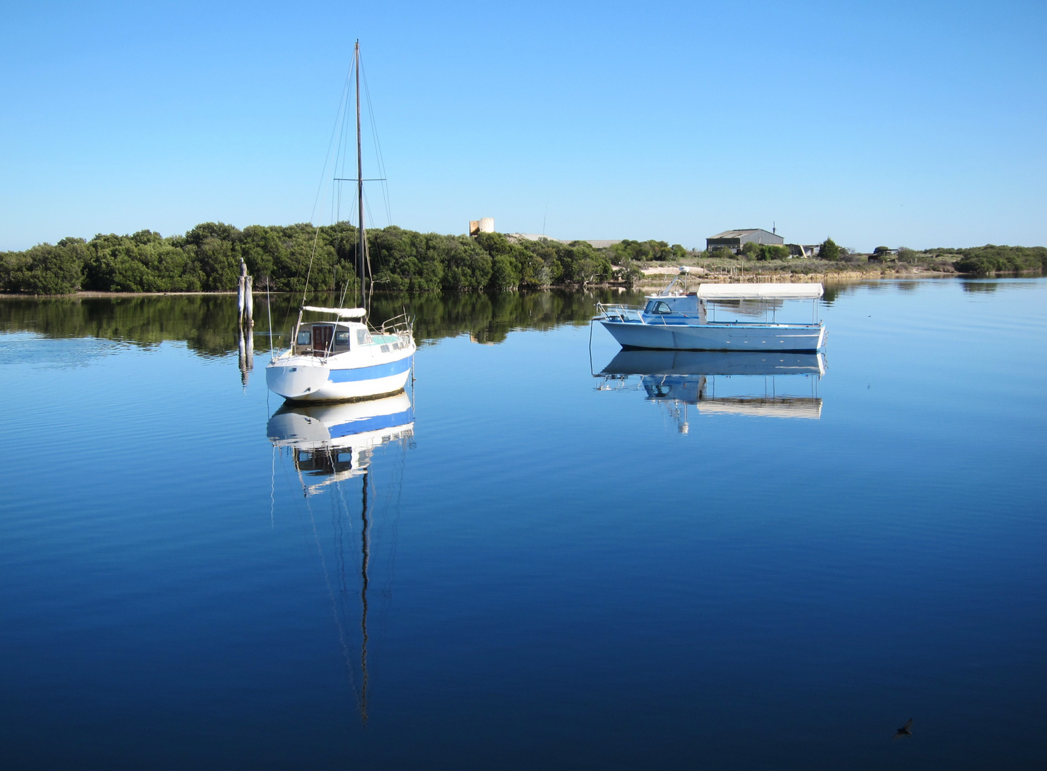 Windstill bei Port Broughton