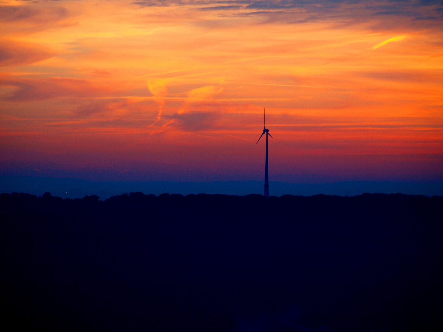 Windstill in die Nacht