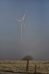 Windstille im Nebel