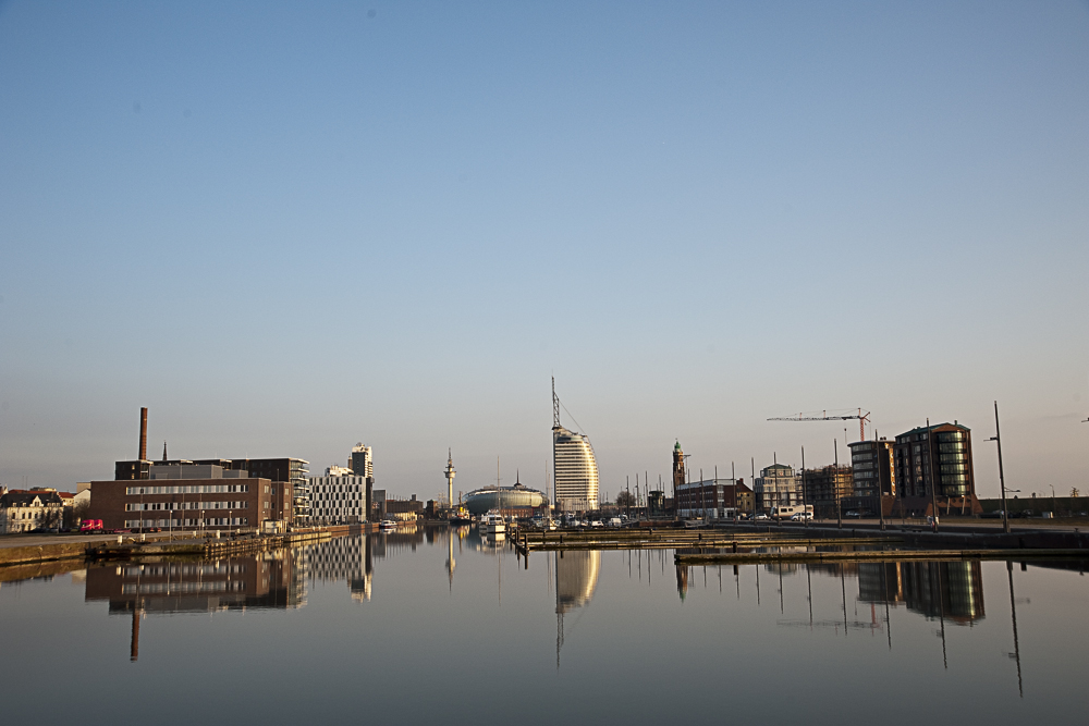 Windstille in Bremerhaven