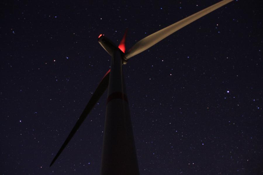 Windstille unter dem Sternenhimmel