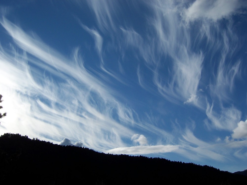 Windströmungen in Norwegen