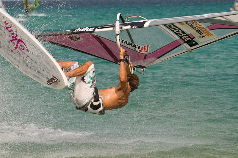 Windsurf Action Jump Fuerte