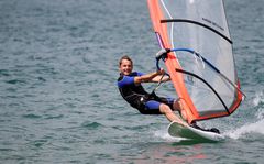 Windsurfen am Singliser See