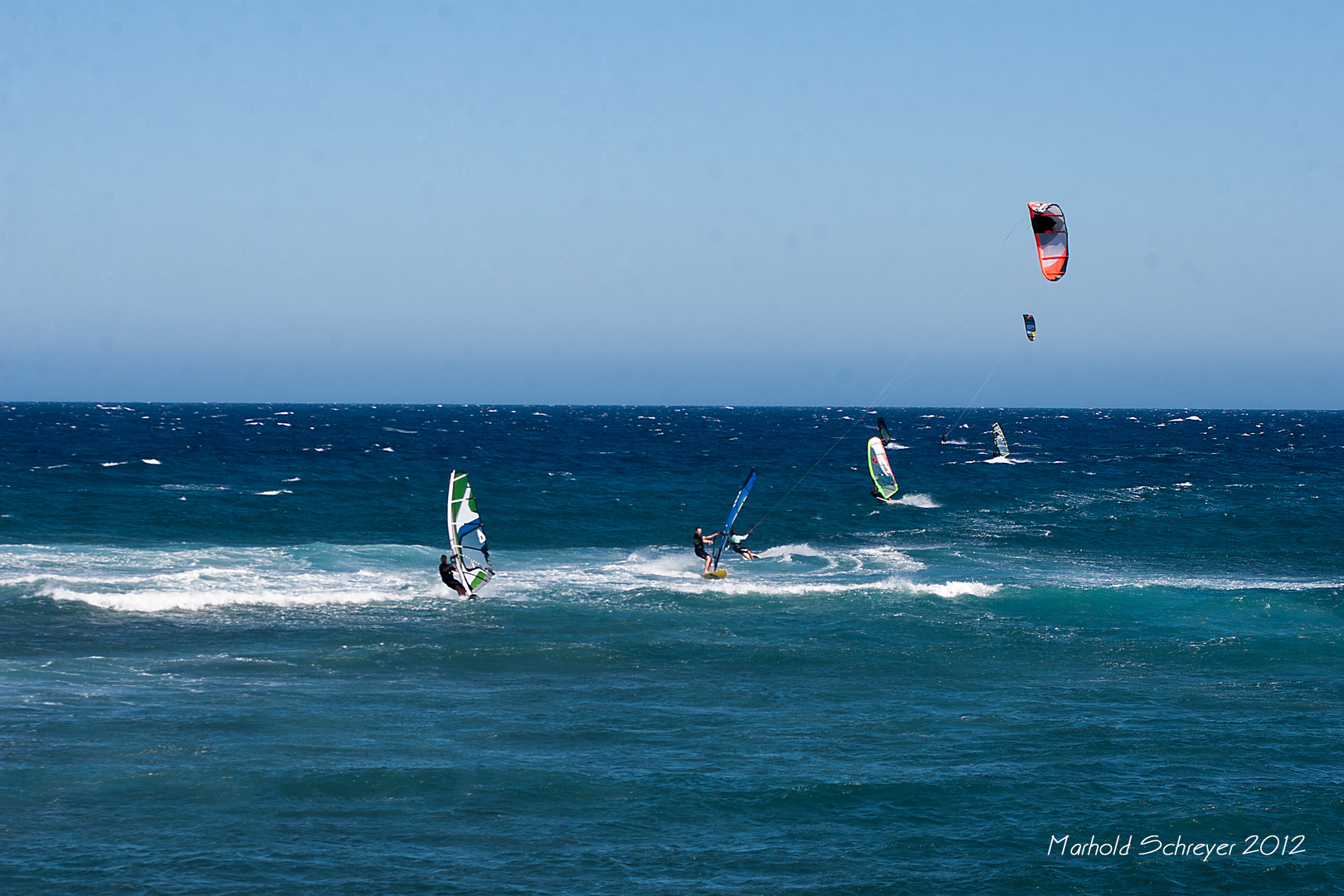 Windsurfen und Skiten auf Teneriffa