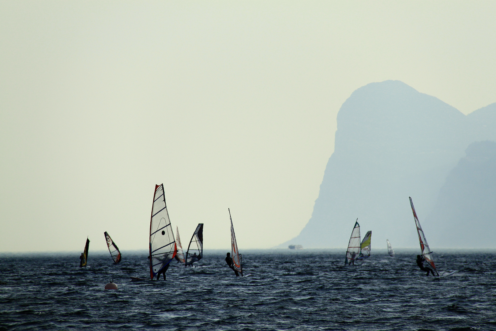 Windsurfer am Gardasee