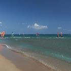 Windsurfer am Prasonisi Beach Rhodos