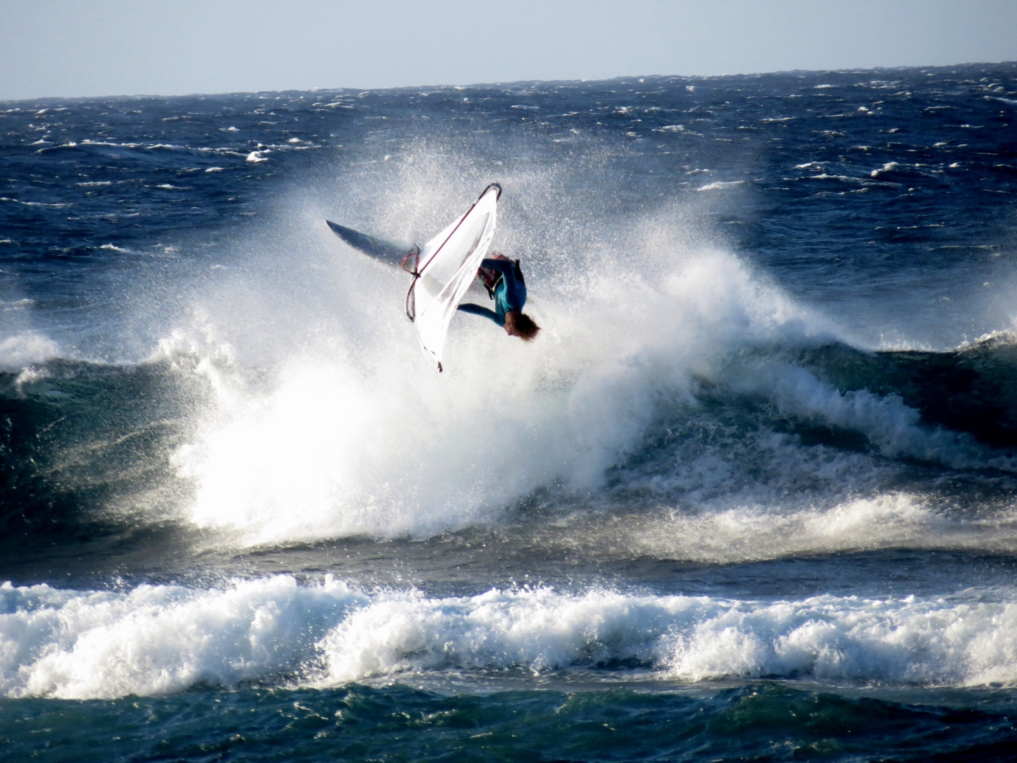 windsurfer in maui