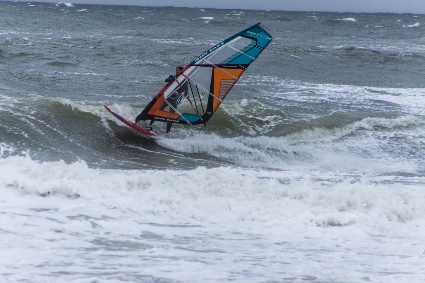 Windsurfer lieben den Wind