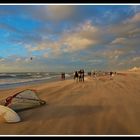 Windsurfers at Scheveningen Beach