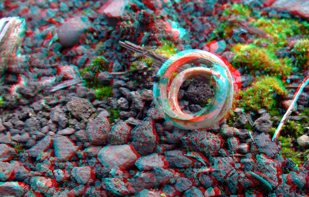 Windungen Anaglyph