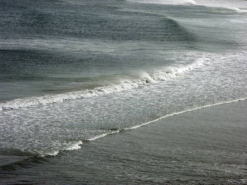 Windy beach