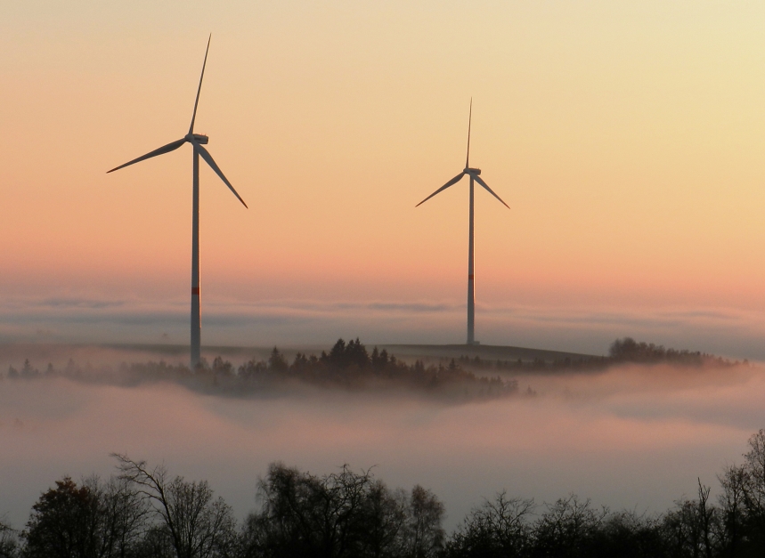 Windy power station.