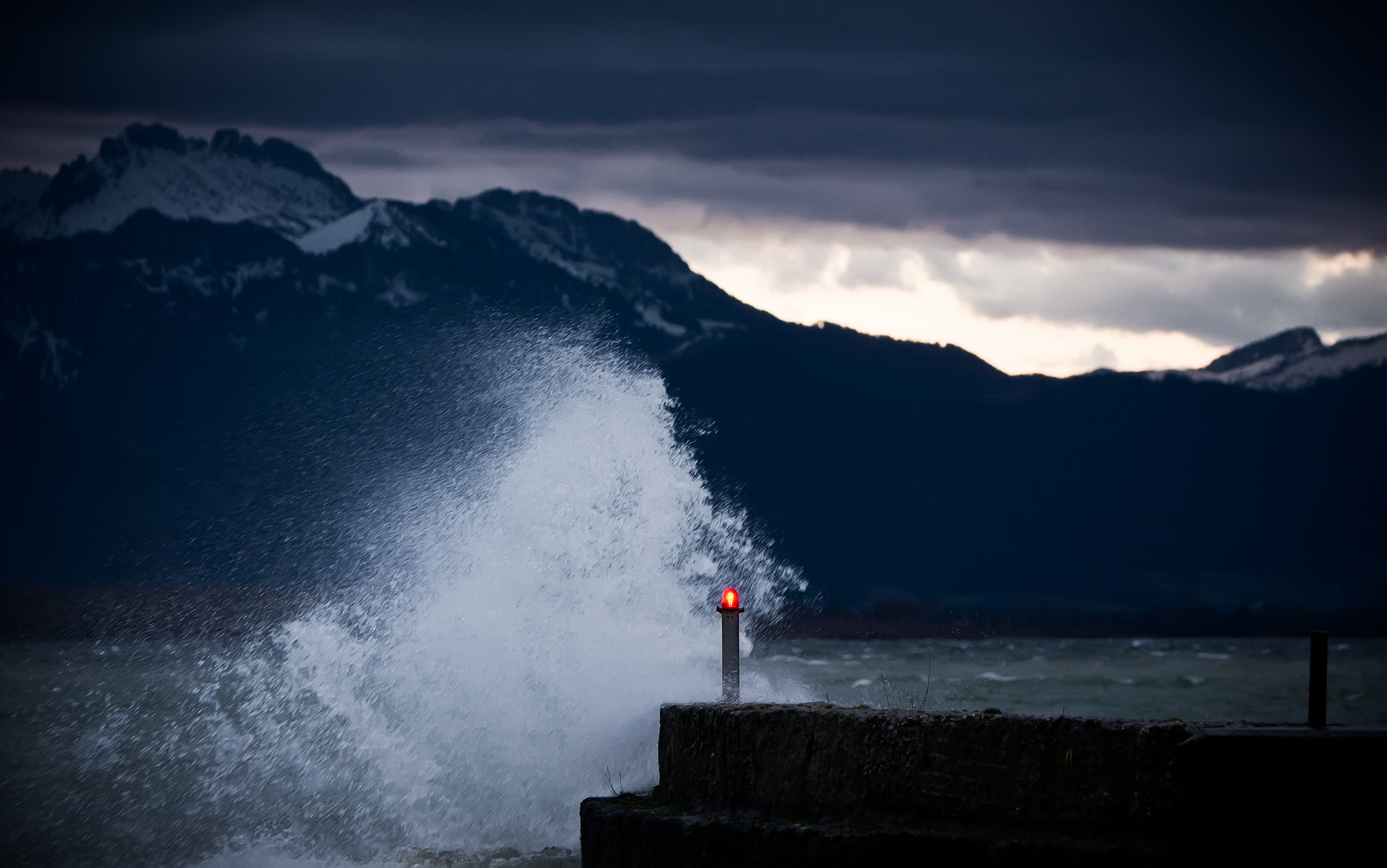 Windy, rainy, cold & getting dark