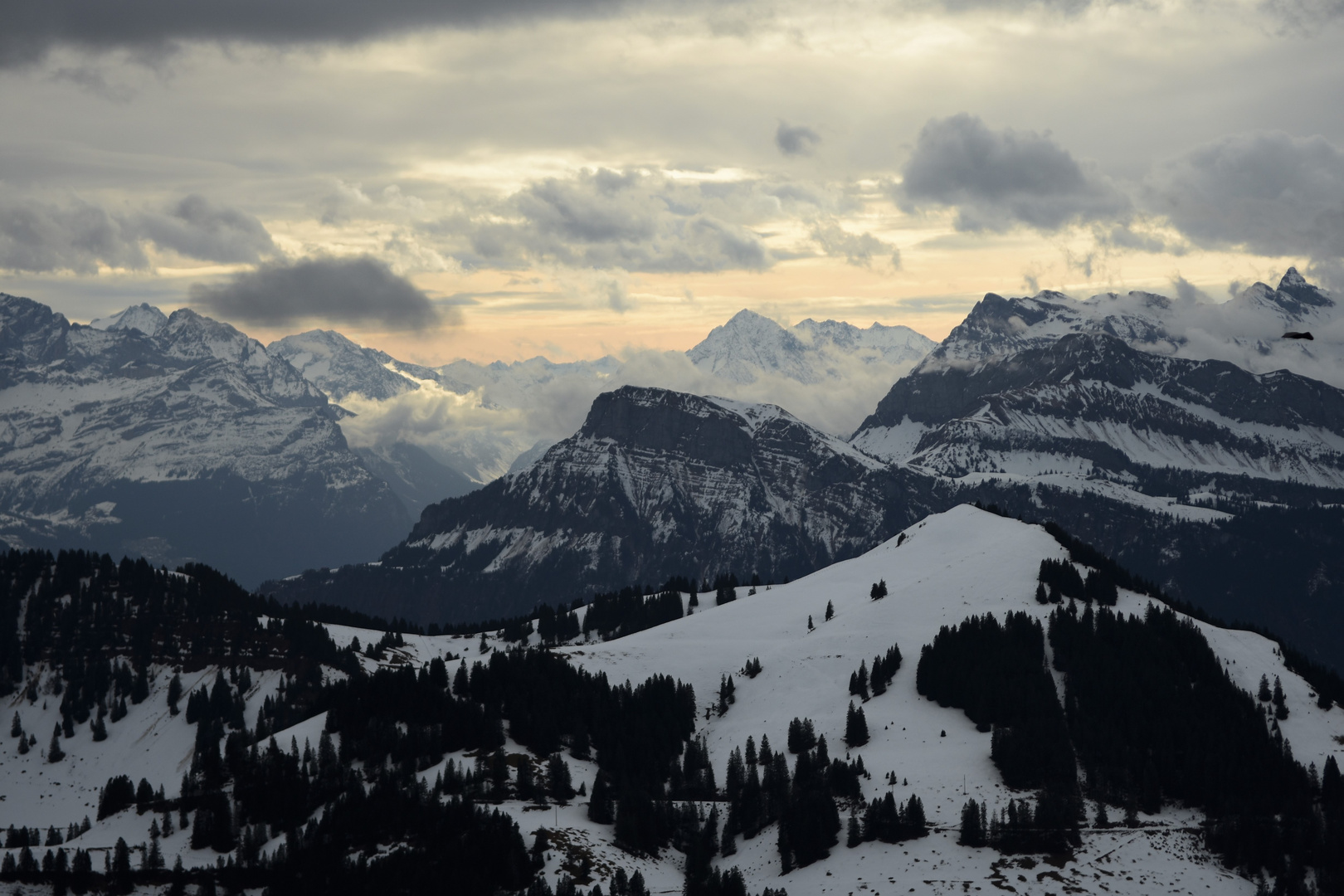 Windy Weather over Alps