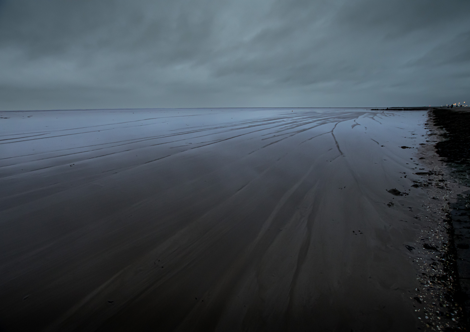 Windy Winter Beach