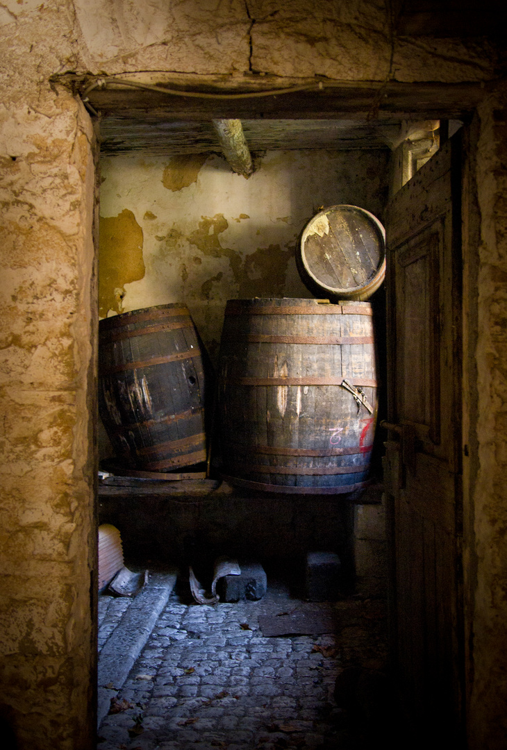 Wine barrels, botte di vino