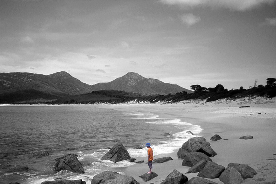 Wineglass Bay in Orange