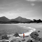 Wineglass Bay in Orange