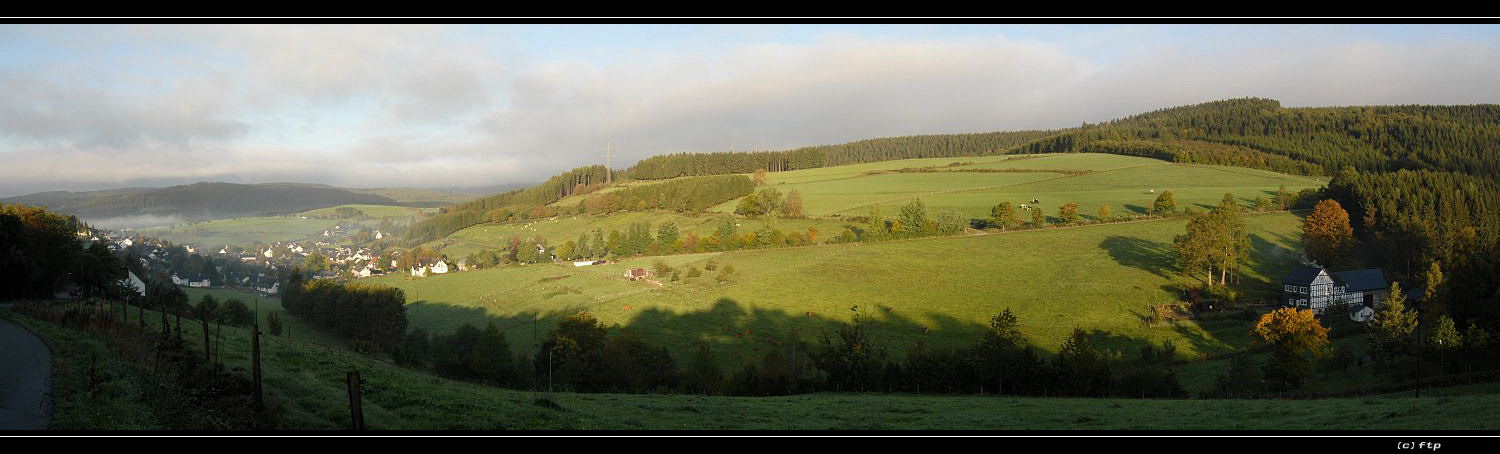 Wingeshausen an einem Herbstmorgen