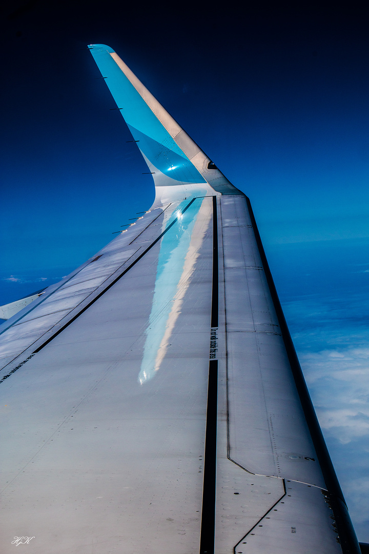 Winglet eines Eurowings Airbus A 320