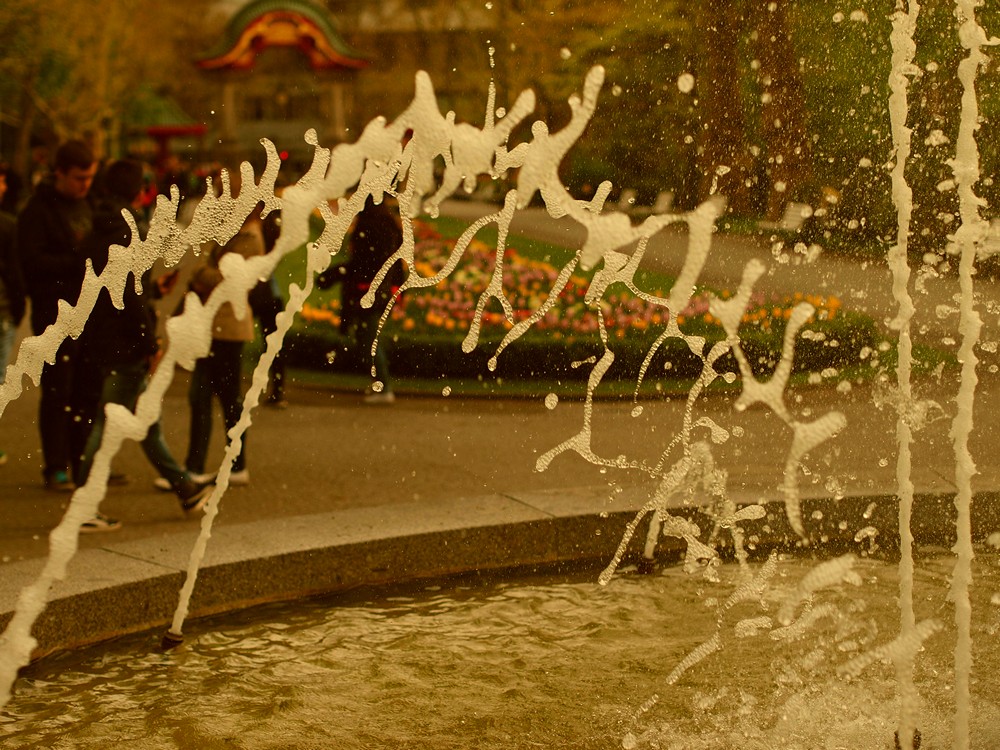 Winkende Wassermännchen