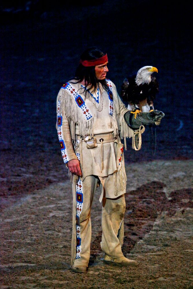 Winnetou mit Adler