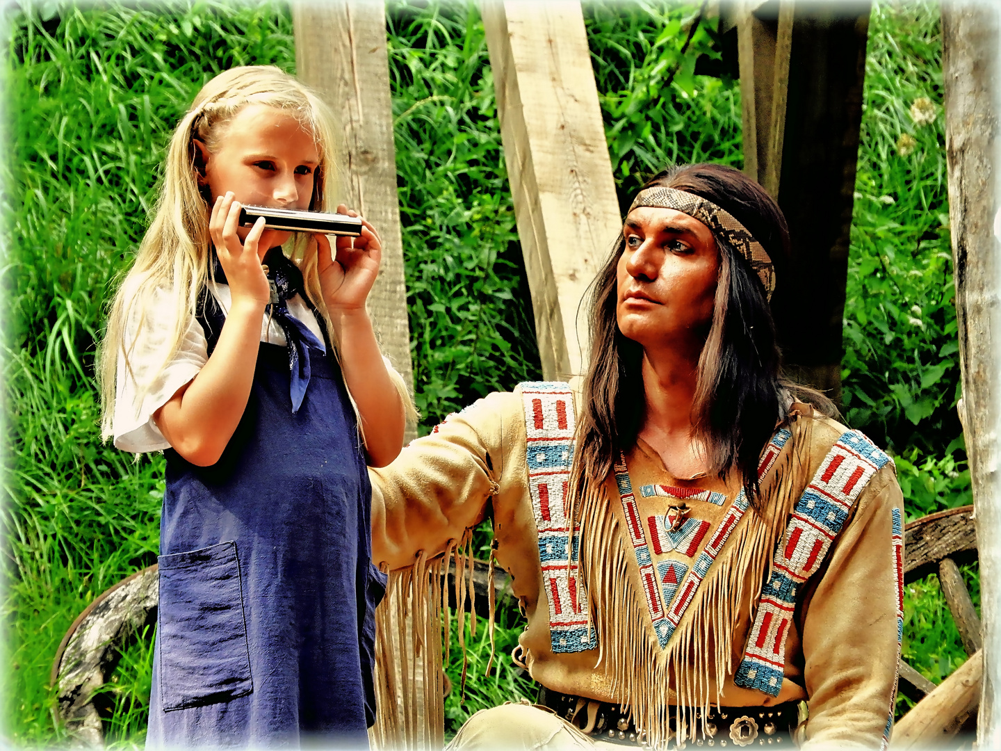 Winnetou und das Mädchen mit der Mundharmonika