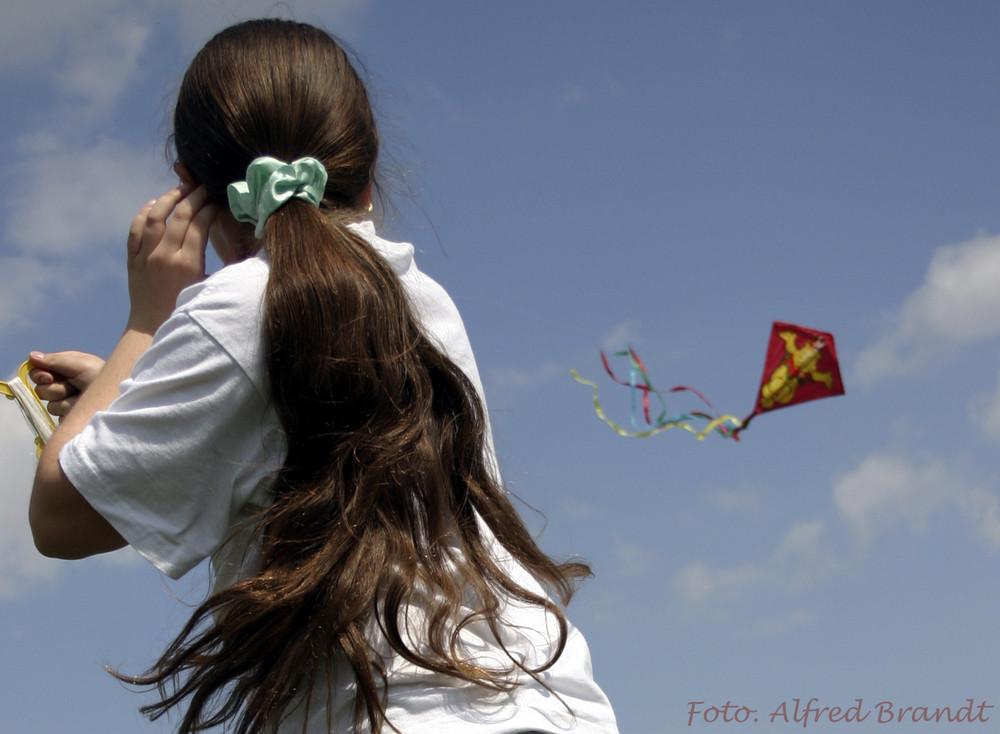 Winnie Pooh fliegt hoch