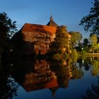 Winsener Schloss bei Nacht