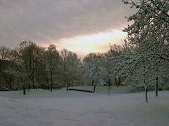 Winter 2002 in Leipzig - als es noch einen Winter gab -