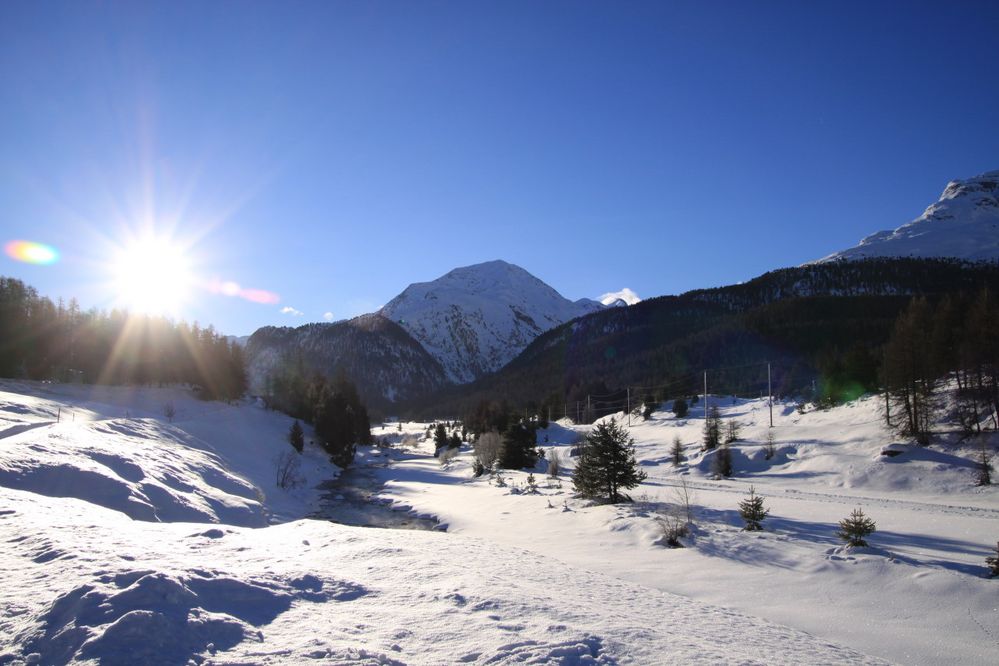 Winter 2008 bei St Moritz a