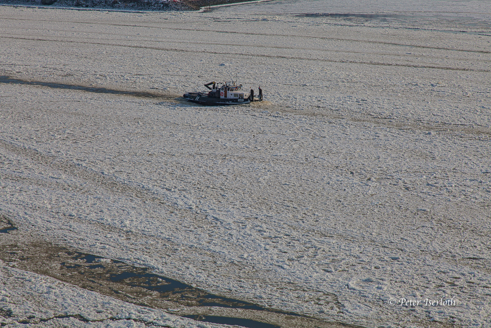 Winter 2012, Eis auf der Elbe . . . 