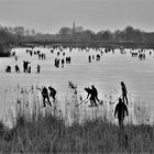 Winter 2012 - Eisvergnügen auf dem Aasee für Jung und Alt