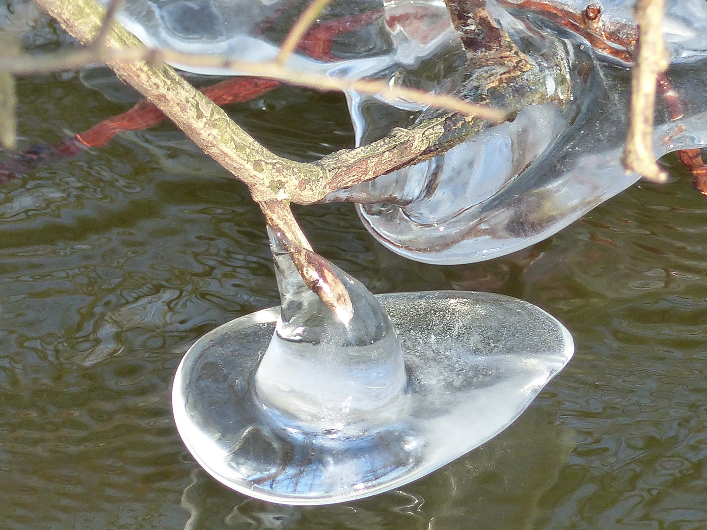 Winter    2018    Eisgebilde  der Natur