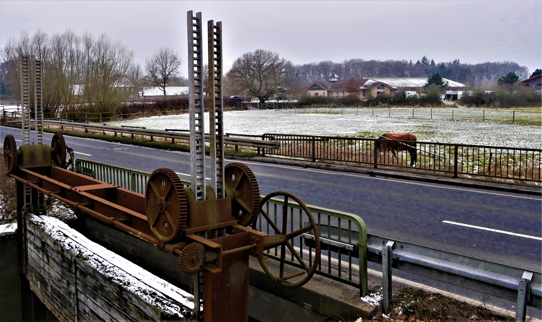 Winter 2019 - Zweites Wehr der Aa in Münster