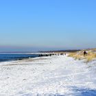 Winter 2021 am Strand zwischen Hohe Düne und Markgrafenheide