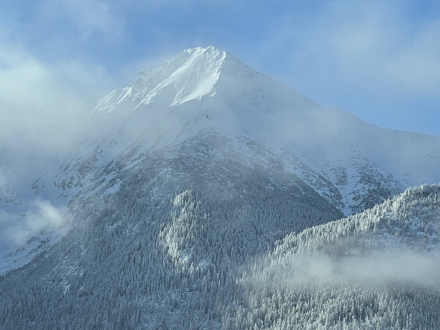 Winter 2023 Hohe Tatra Karpaten 