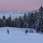 Winter-Abenddämmerung