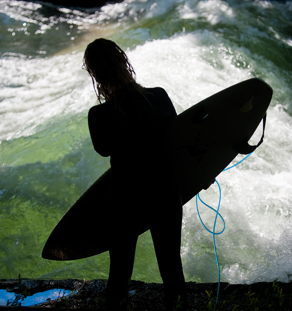 Winter adé! Man findet mich ab sofort am Eisbach.